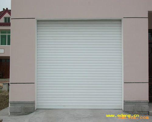 Electric remote control rolling shutter garage door