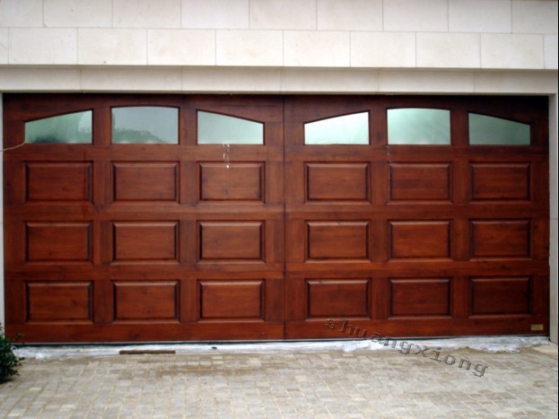 Shaoxing Keqiao imitating wood automatic remote control garage door